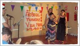 Gli ospiti di Villa Marina cantanti al festival musicale